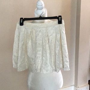 Cream skirt size small